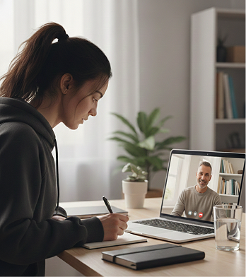 Video coaching session preview